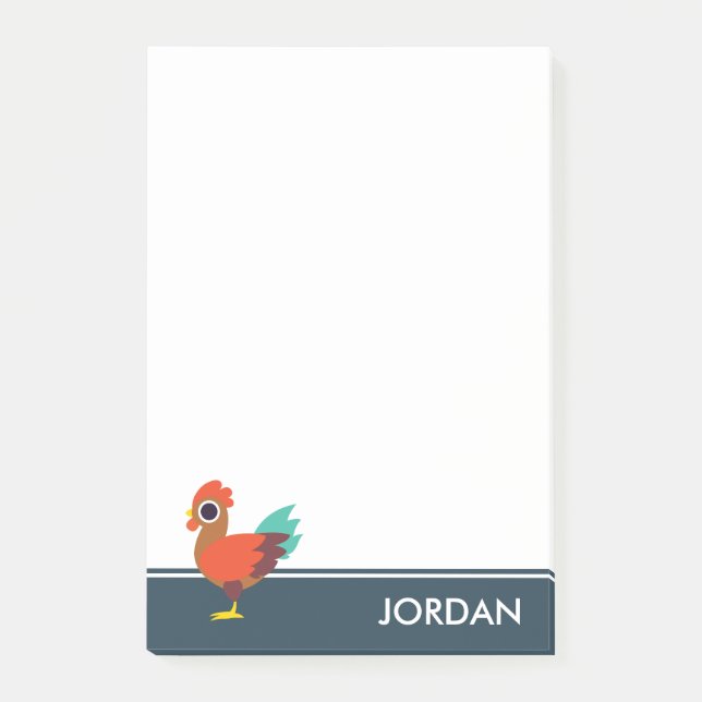 Notas Post-it® Chester el gallo (Anverso)