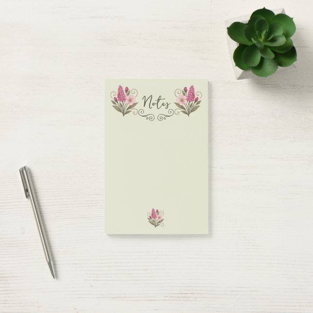 Notas Post-it® Chic Floral Post-it Notes for everyday use (Oficina)