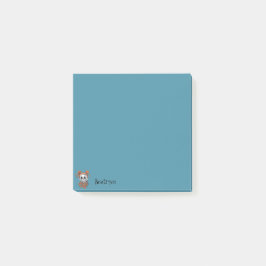Notas Post-it® Chica espeluznante azul