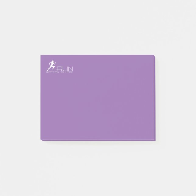 Notas Post-it® Chica Jogging (Anverso)