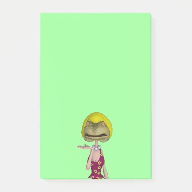 Notas Post-it® chica rubio facial (Anverso)