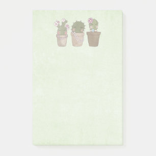Notas Post-it® Chicas Cactus Lindas con Joyas