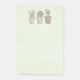 Notas Post-it® Chicas Cute Cactus Con Joyería