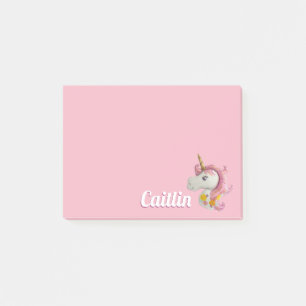 Notas Post-it® Chicas rosados personalizados del globo del