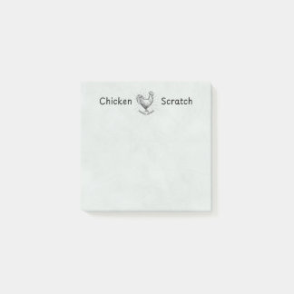 Notas Post-it® Chicken Scratch Post-It Notes | Chicken Lady