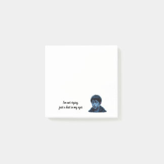 Notas Post-it® Chico con lágrimas después