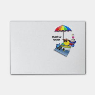 Notas Post-it® Chico retirado