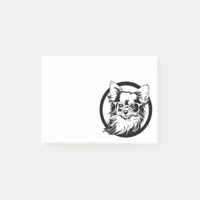 Notas Post-it® Chihuahua (Anverso)
