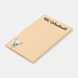 Notas Post-it® Chihuahua Blanco, Aye Chihuahua