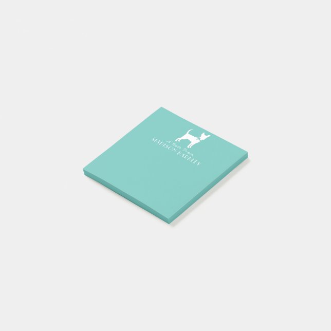 Notas Post-it® Chihuahua Dog Puppy Post-it (En perspectiva)