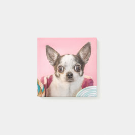 Notas Post-it® Chihuahua Hund auf rosa