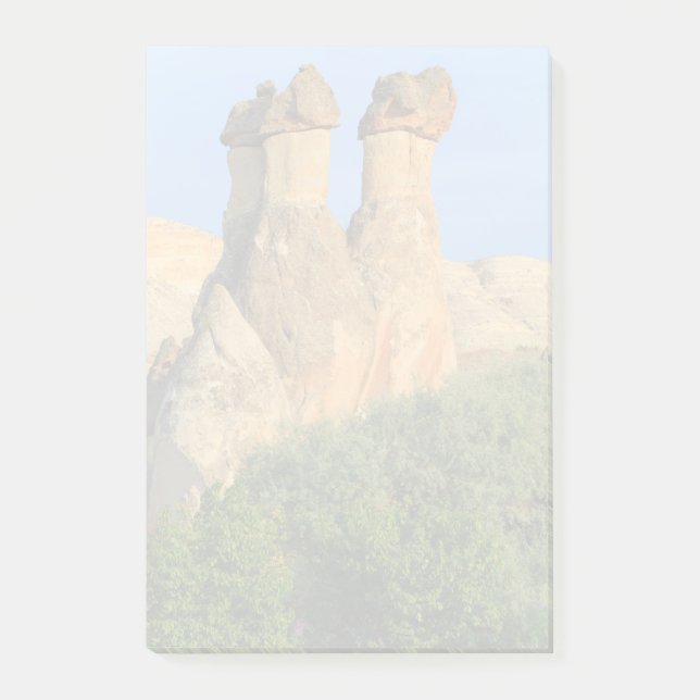 Notas Post-it® Chimeneas de Hadas al Atardecer (Anverso)