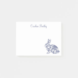 Notas Post-it® Chinoiserie Bunny Rabbit Notepad