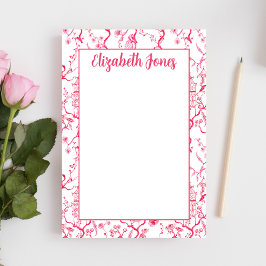 Notas Post-it® Chinoiserie rosada personalizado, pagoda del milen
