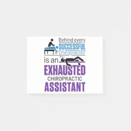Notas Post-it® Chiropráctico Assistant Chiropractor Divertido
