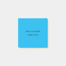 Notas Post-it® Chiste de Pegatinas Gratuitos