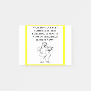 Notas Post-it® Chiste Médica