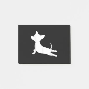 Notas Post-it® chiweenie yoga ness don, chihuahua dachshund