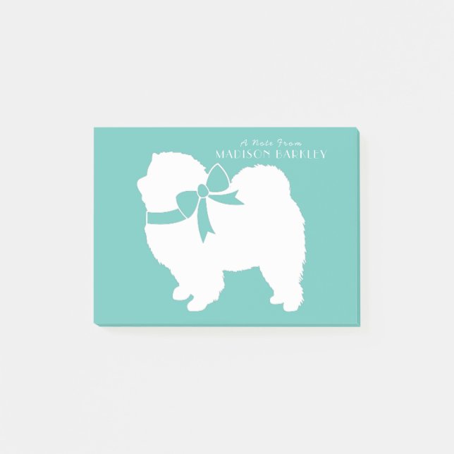 Notas Post-it® Chow Chow Dog Puppy (Anverso)