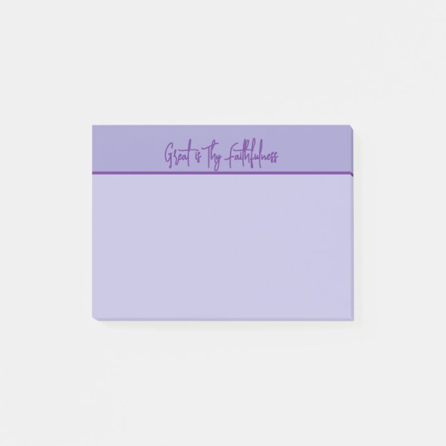 Notas Post-it® Christian Great es They Faieness Notepad (Anverso)