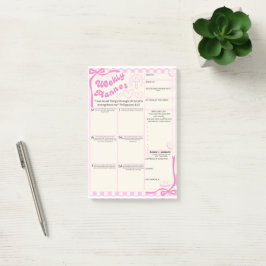 Notas Post-it® Christian Planners Christian Post-it Notes Girly