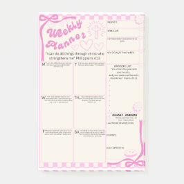 Notas Post-it® Christian Planners Christian Post-it Notes Girly