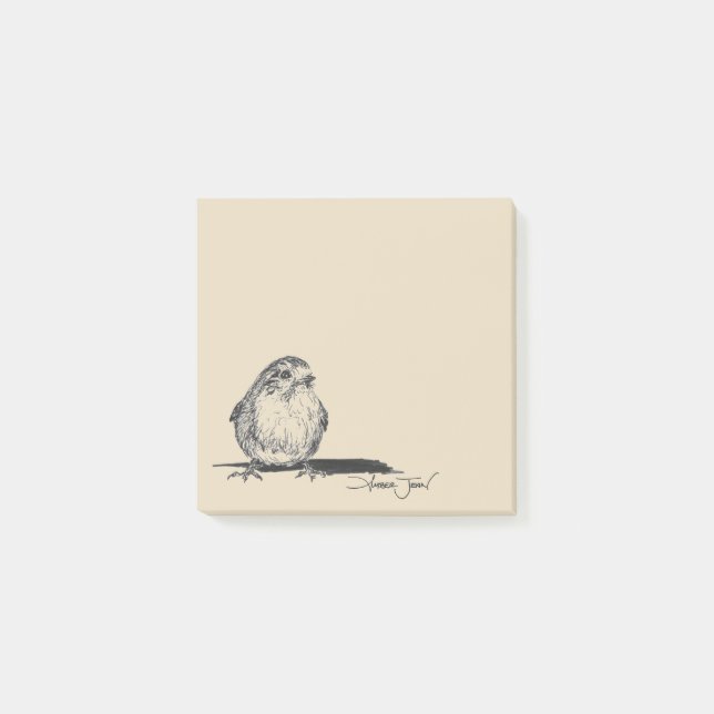 Notas Post-it® Chubby Bird Post-it Notes (Anverso)