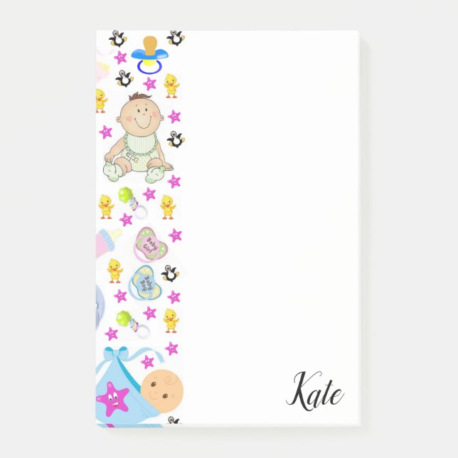 Notas Post-it® Chupetes Binky Post-it Notes (Anverso)