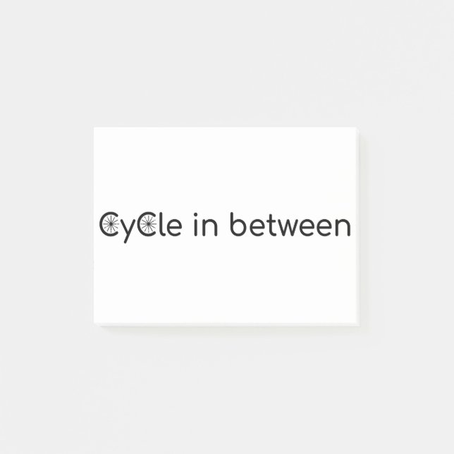 Notas Post-it® Ciclo entre (Anverso)