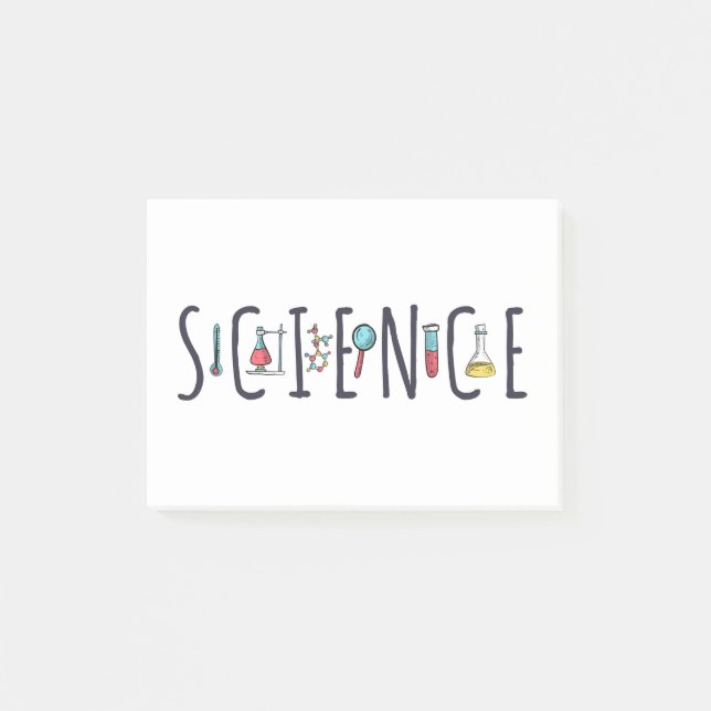 Notas Post-it® Ciencia (Anverso)