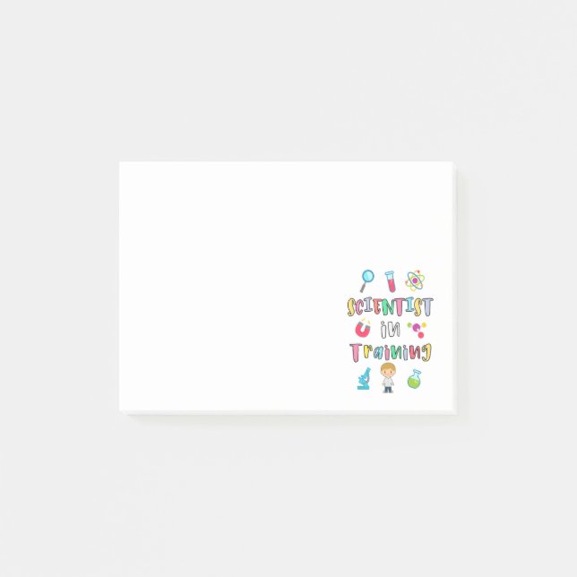 Notas Post-it® Científico en formación para jóvenes científicos (Anverso)