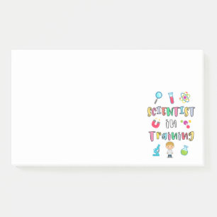 Notas Post-it® Científico en formación para jóvenes científicos