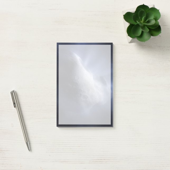 Notas Post-it® Cierre Ilustrativo Del Comet Tempel. (Oficina)