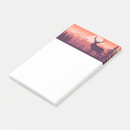 Notas Post-it® Ciervos en la Naturaleza