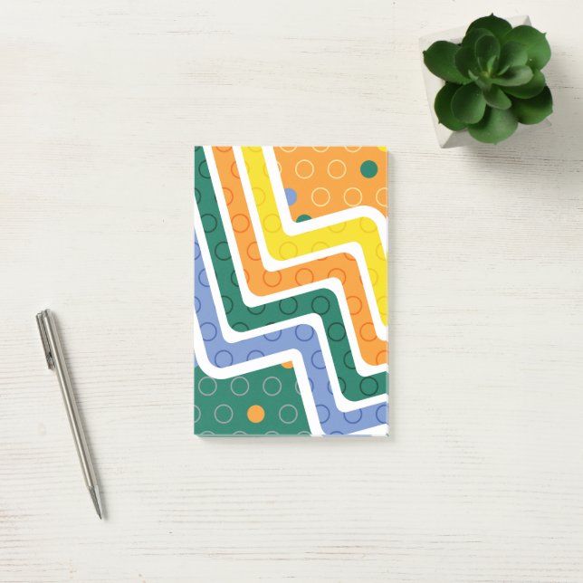 Notas Post-it® Cifras geométricas 3 (Oficina)