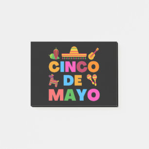 Notas Post-it® Cinco de mayo