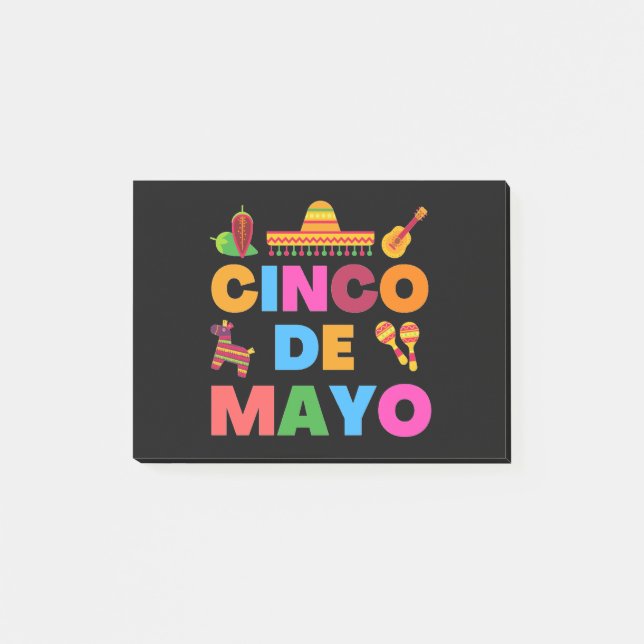 Notas Post-it® Cinco de mayo (Anverso)