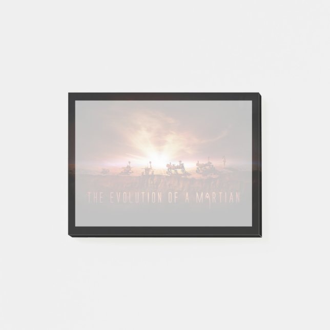 Notas Post-it® Cinco Rovers De Marte Exitosos (Anverso)