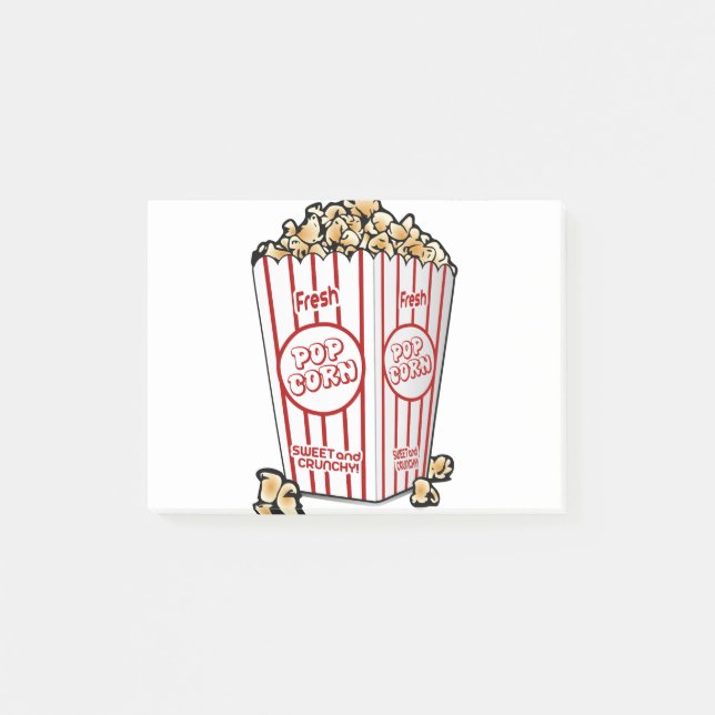 Notas Post-it® cine de popcorn (Anverso)