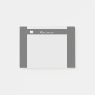 Notas Post-it® Cinta blanca del amante de Kenneth Yoncich