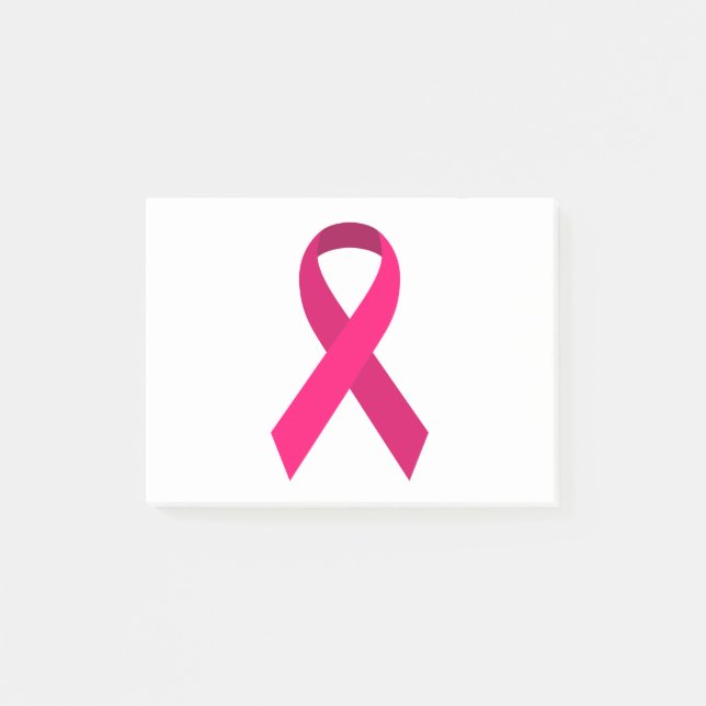 Notas Post-it® Cinta de asistencia para la sensibilización rosa (Anverso)