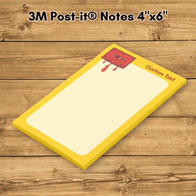 Notas Post-it® Cinta de Corazón Rojo (Subido por el creador)