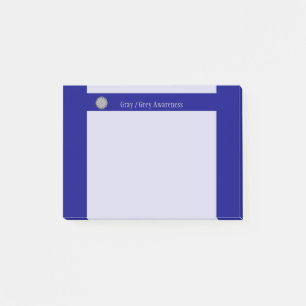 Notas Post-it® Cinta de flores grises de Kenneth Yoncich