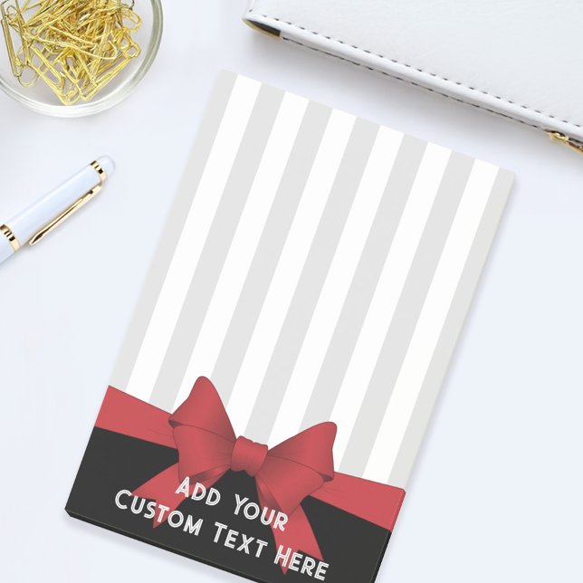Notas Post-it® Cinta y banda rojas modernas personalizadas (Subido por el creador)