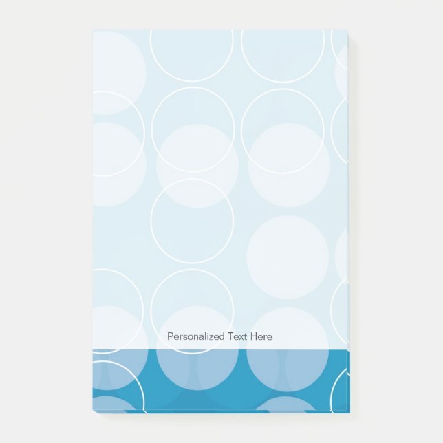 Notas Post-it® Círculos retros (Anverso)