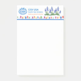 Notas Post-it® CISV Austin Bluebonnet Notepad