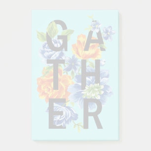 Notas Post-it® Cita 2 de recogida de flores
