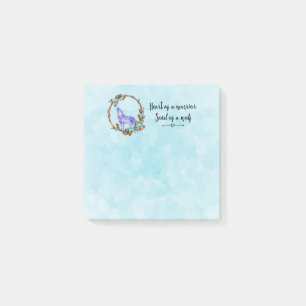 Notas Post-it® Cita con Howling Wolf en una corona de boho