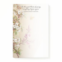 Cita de mariposa rosada en blanco vintage