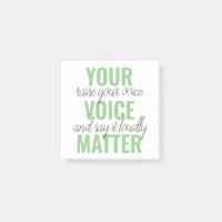 Cita de motivación positiva de verde para tu voz